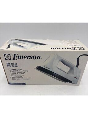 New in Box Emerson Iron Steam & Dry Iron